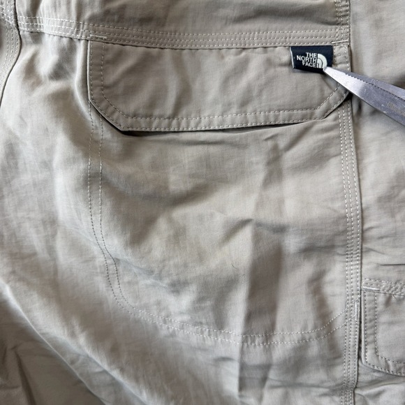 Vtg The North Face Mens Large Spell Out Belted Convertible Cargo Pants Shorts - Picture 10 of 11